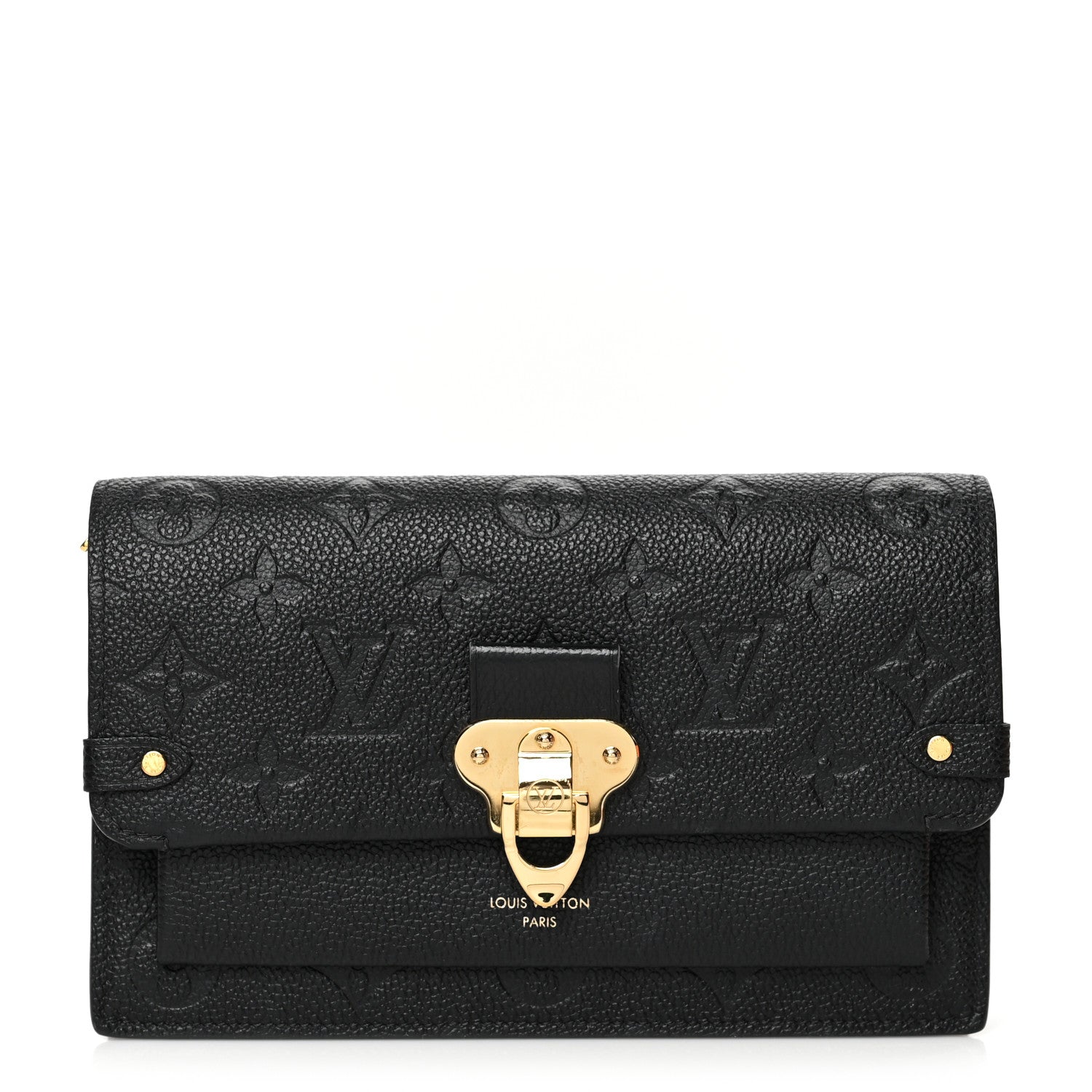 Louis Vuitton Empreinte Vavin Chain Wallet Black 1 of 8