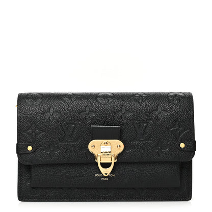 Louis Vuitton Empreinte Vavin Chain Wallet Black 1 of 8