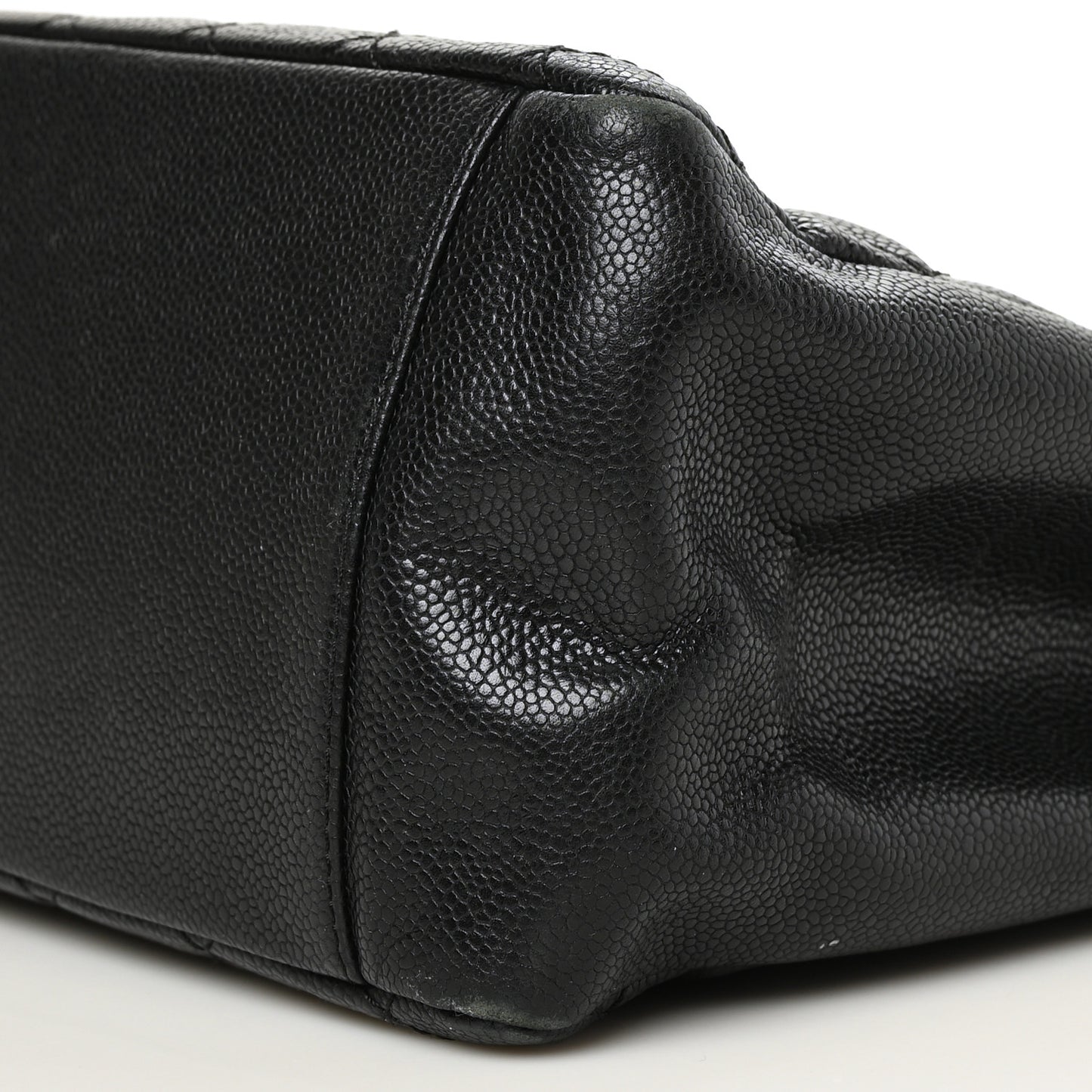 Caviar Quilted Grand Shopping Tote GST Black