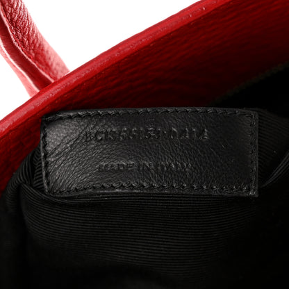 Saint Laurent Grained Calfskin Small Sac De Jour Lipstick Red 7 of 12
