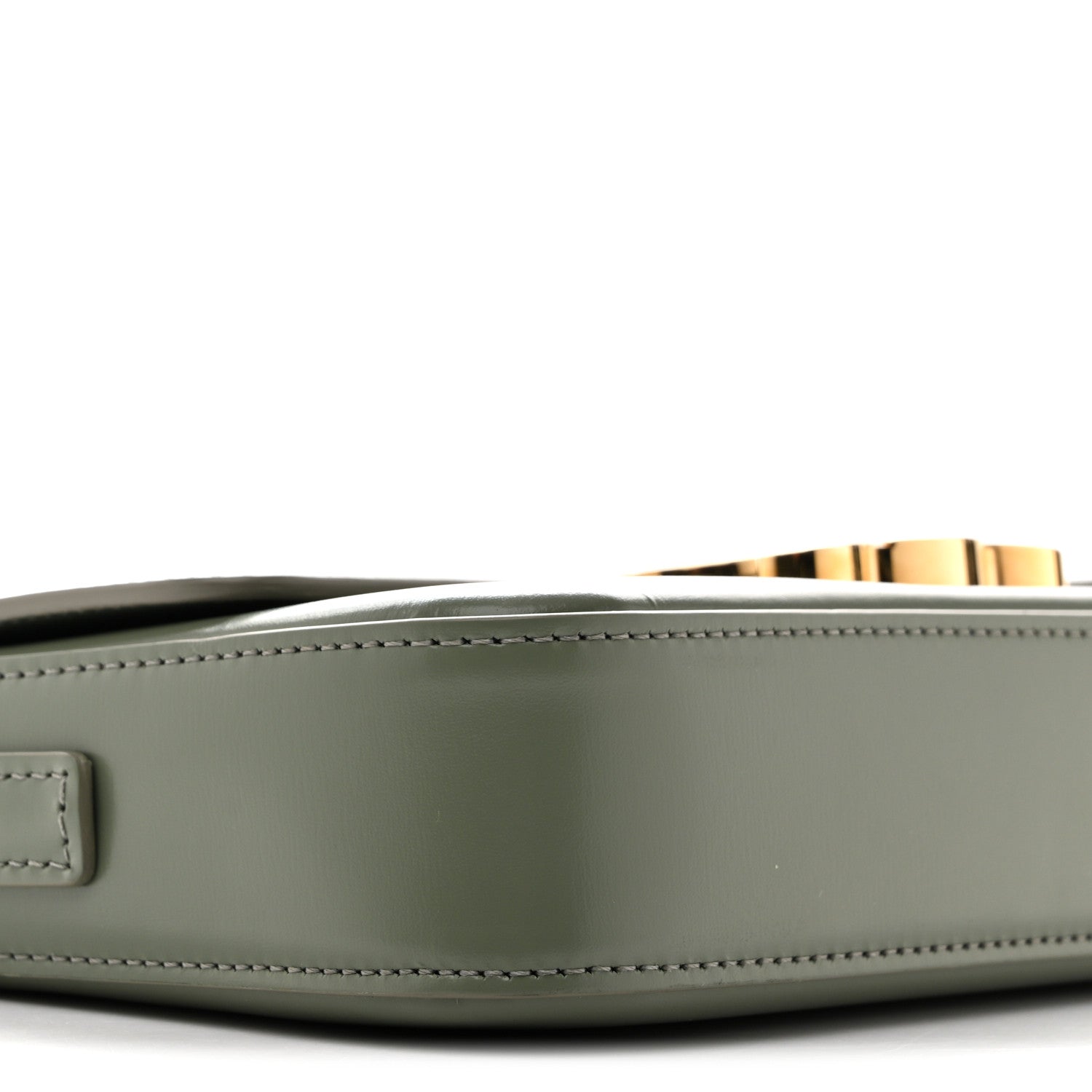 Celine Shiny Calfskin Triomphe Shoulder Bag Celadon 9 of 10