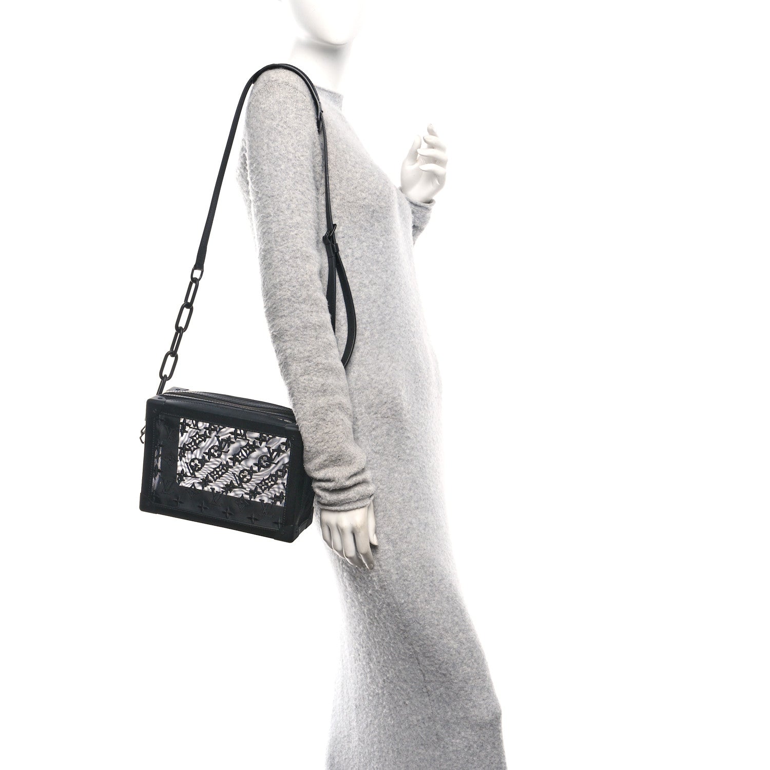 Louis Vuitton Monogram See Through Soft Trunk Black 2 of 11