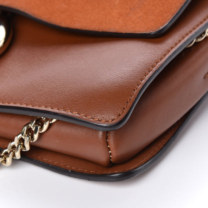Chloe Suede Calfskin Small Faye Shoulder Bag Tobacco 8 of 11