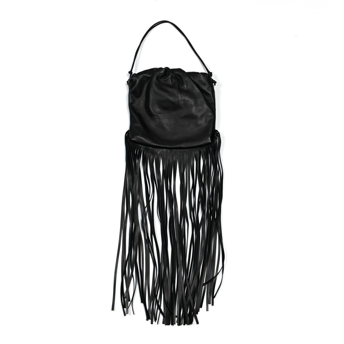 Nappa The Fringe Pouch Shoulder Bag Black