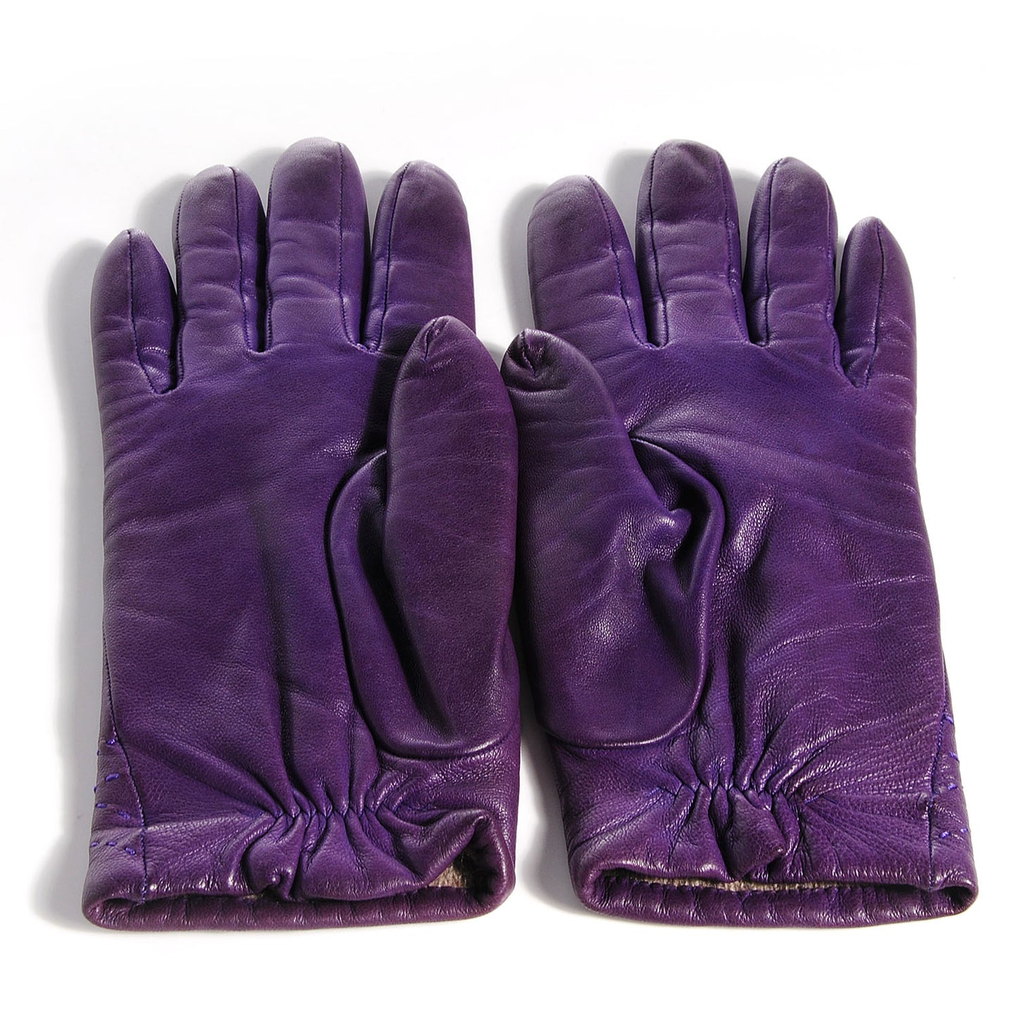 Lambskin Wool Lined Gloves 7.5 Iris