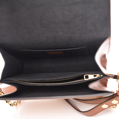 Louis Vuitton Taurillon Dauphine MM Blue Beige 5 of 10