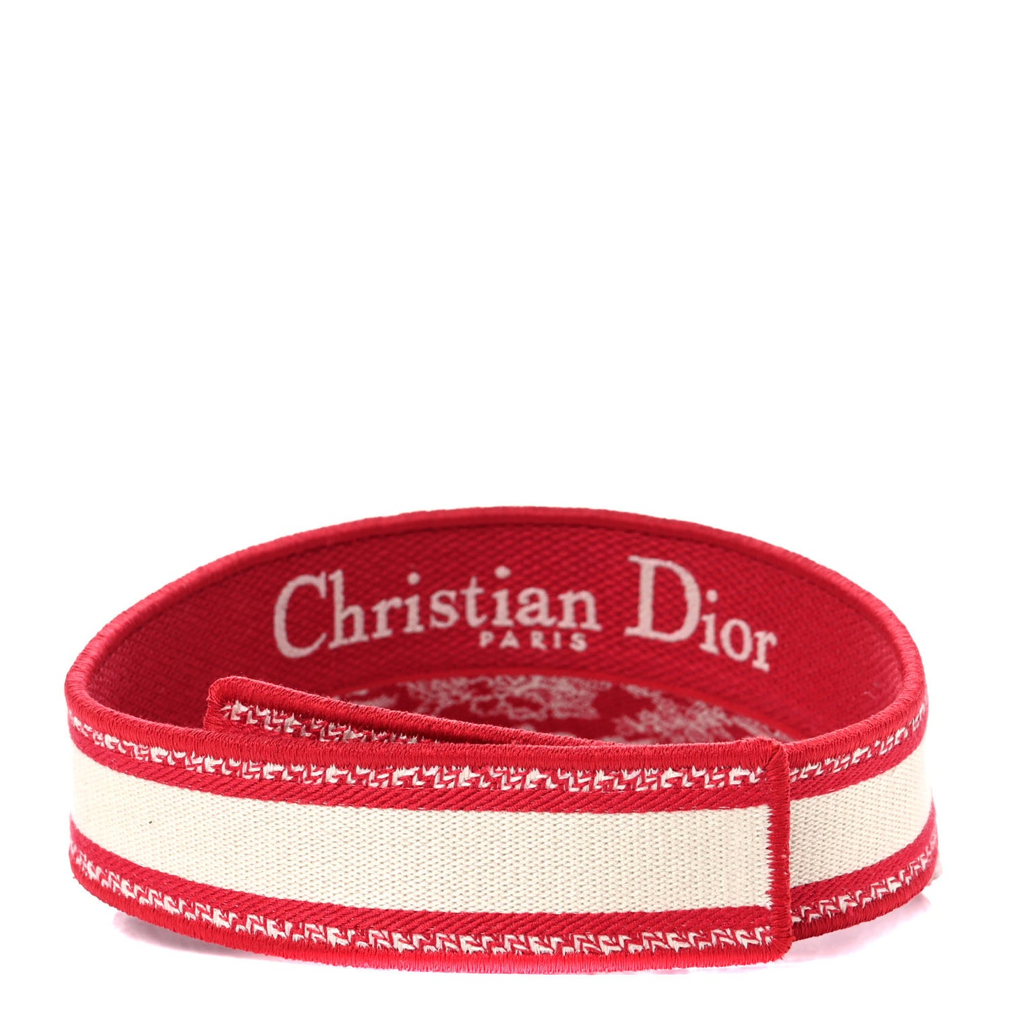 Toile De Jouy Reverse Visor Red