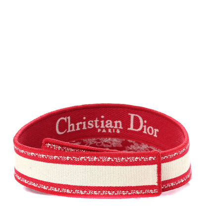 Christian Dior Toile De Jouy Reverse Visor Red 5 of 7