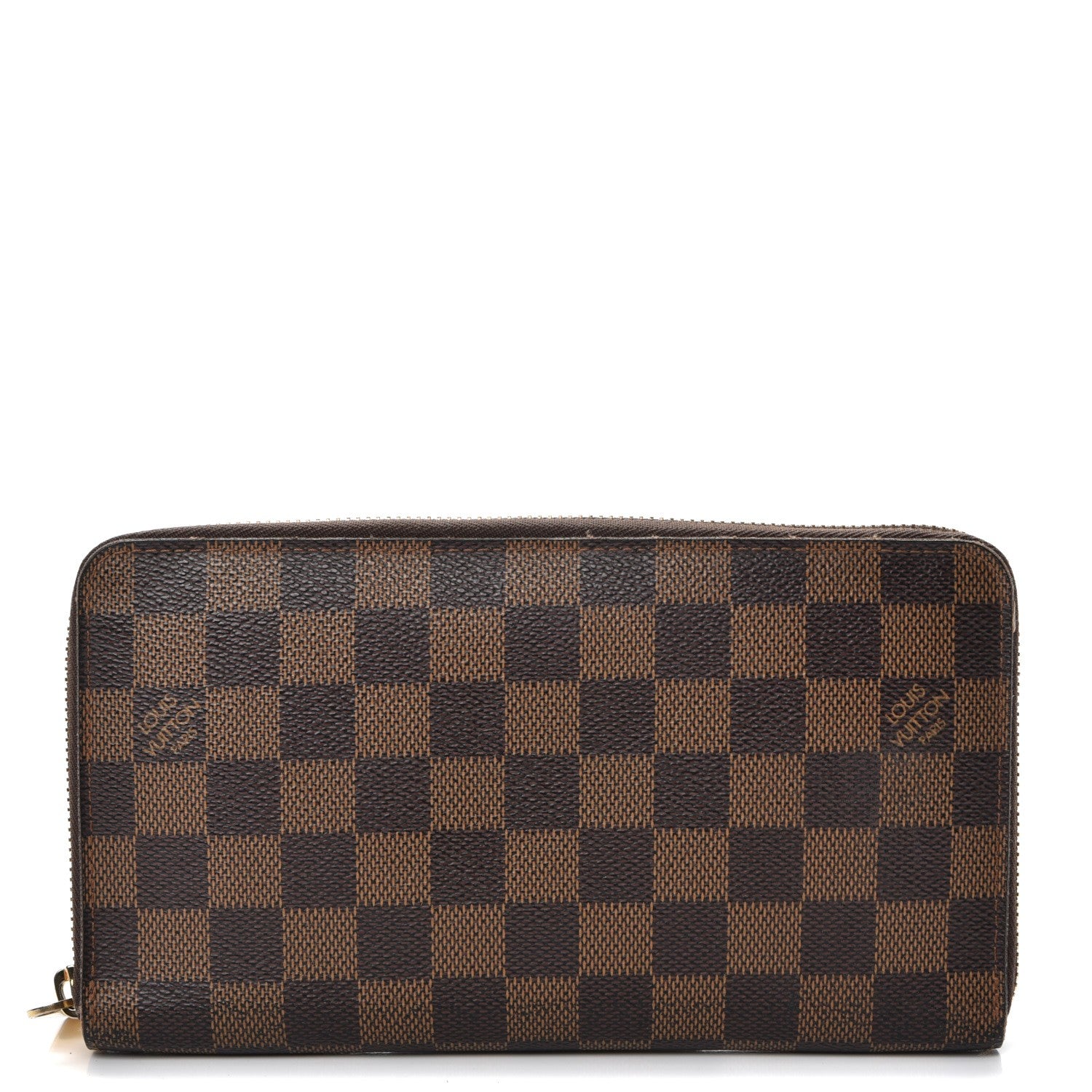 Louis Vuitton Damier Ebene Zippy Organizer Wallet 1 of 12