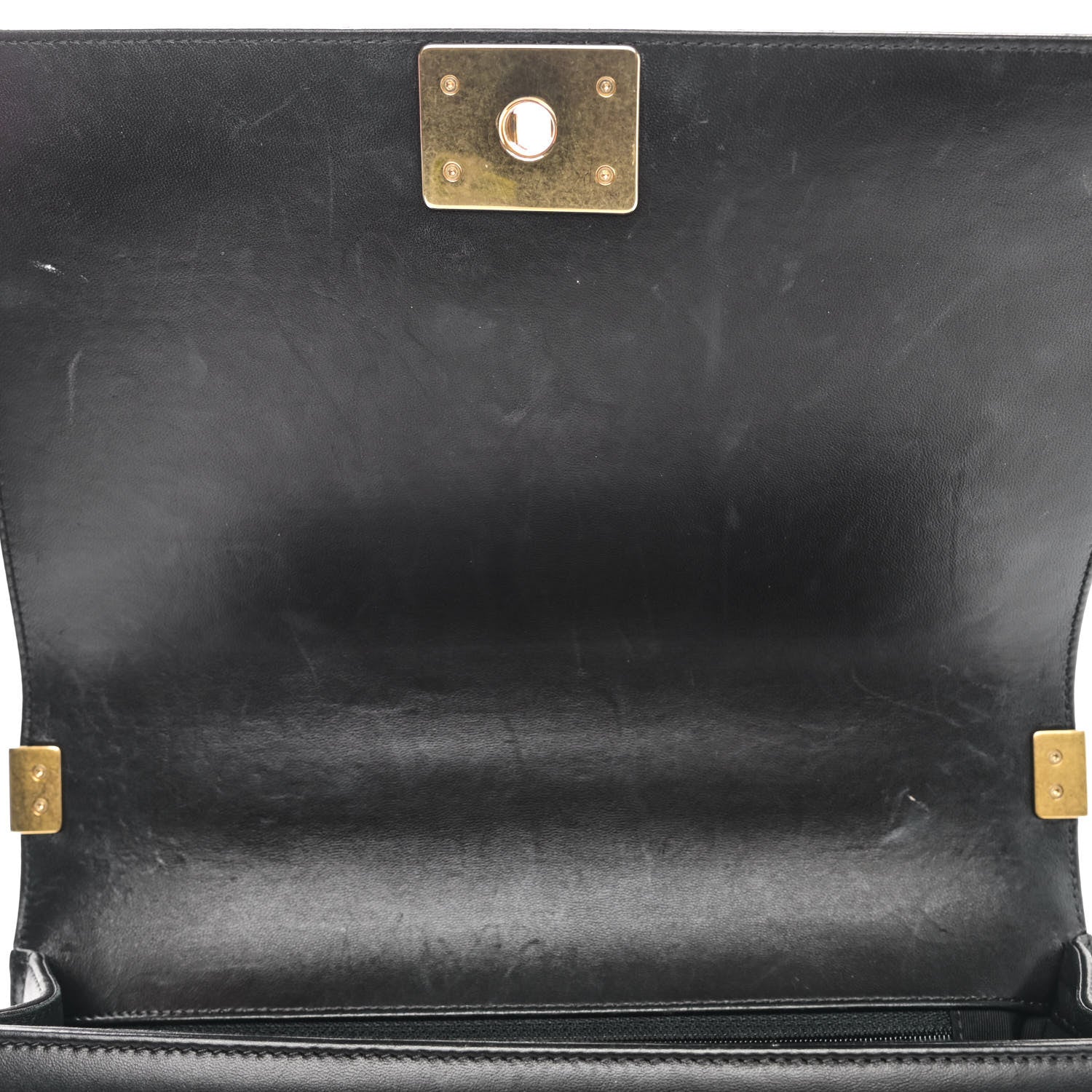 Chanel Lambskin Quilted New Medium Boy Flap Black 10 of 14