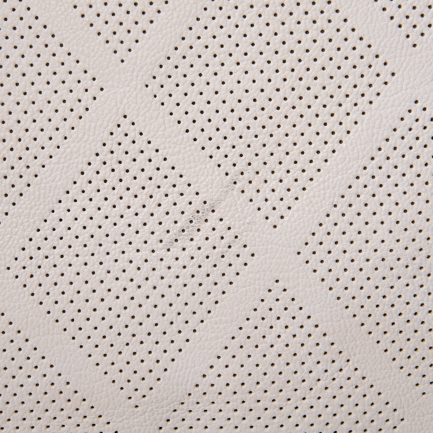 Goatskin Perforated Large CC Tote White