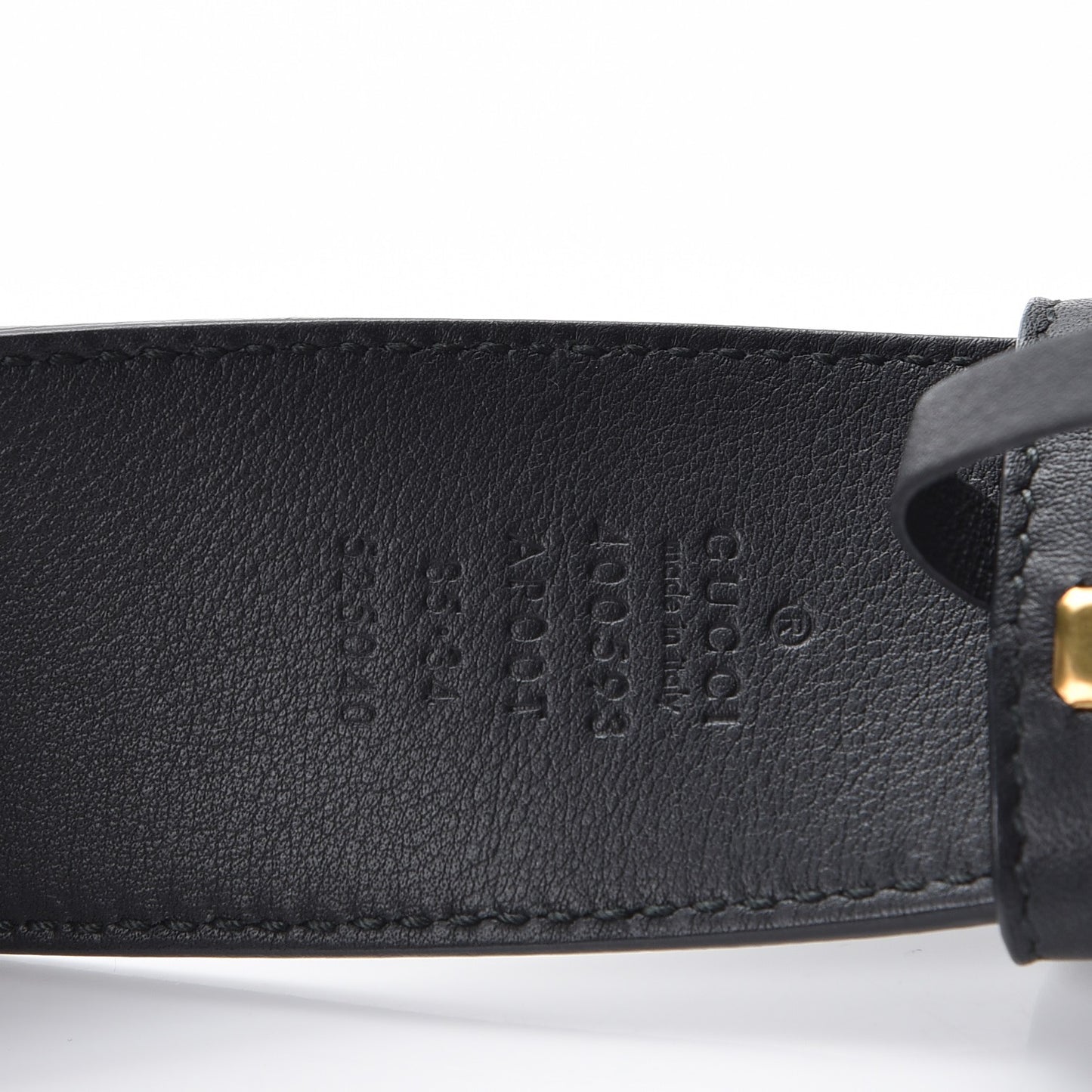 Calfskin Double G 40mm Belt 85 34 Black