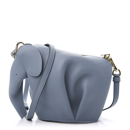 Loewe Calfskin Mini Elephant Crossbody Bag Stone Blue 1 of 8