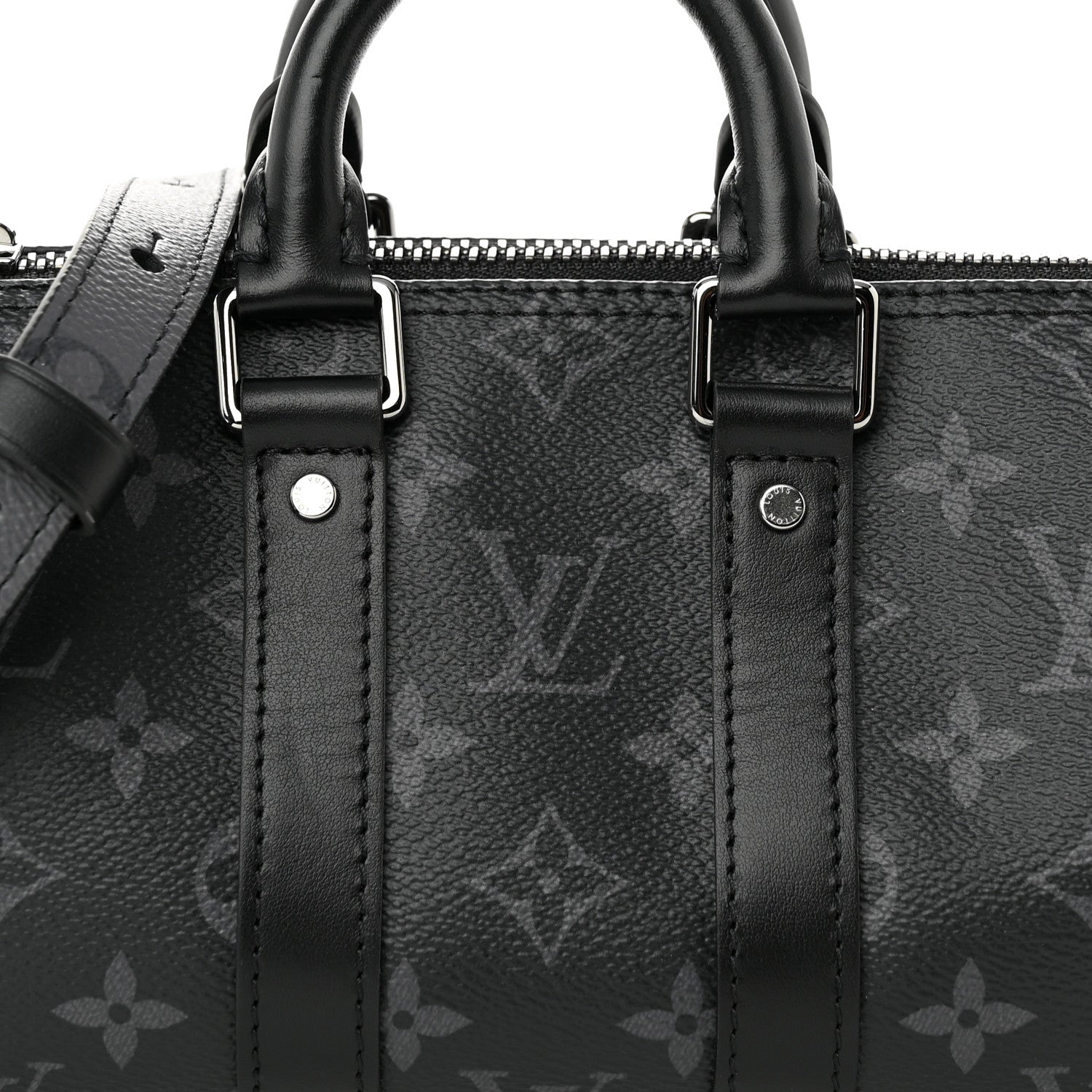 Louis Vuitton Reverse Monogram Eclipse Keepall XS Black 7 of 9
