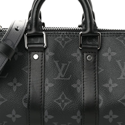 Louis Vuitton Reverse Monogram Eclipse Keepall XS Black 7 of 9