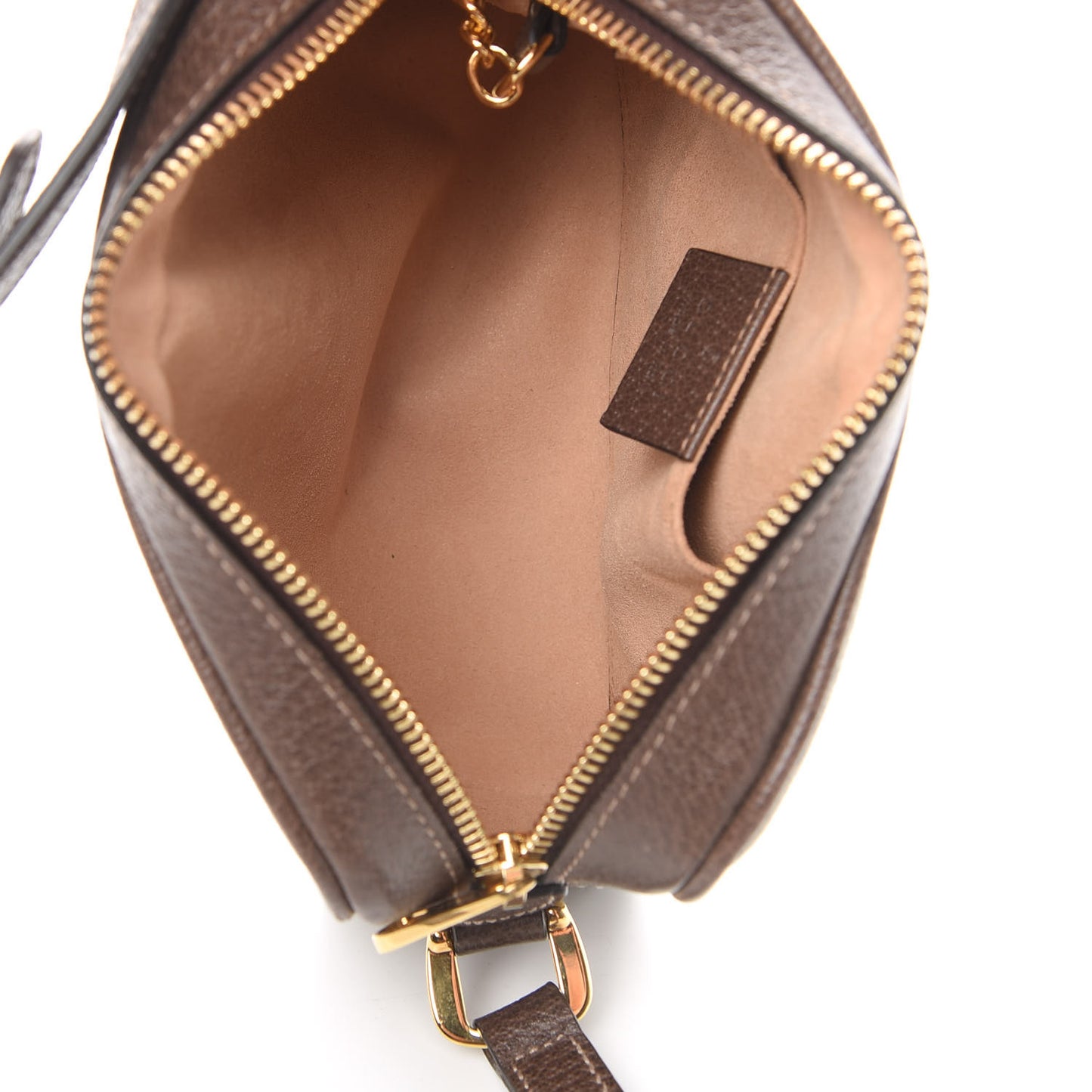 GG Supreme Monogram Web Mini Ophidia Shoulder Bag Brown