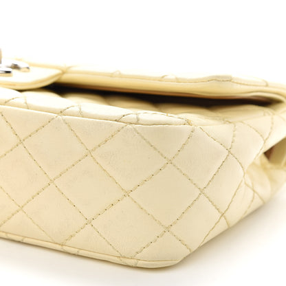Chanel Lambskin Quilted Medium Double Flap Bijoux Chain Ivory 8 of 8