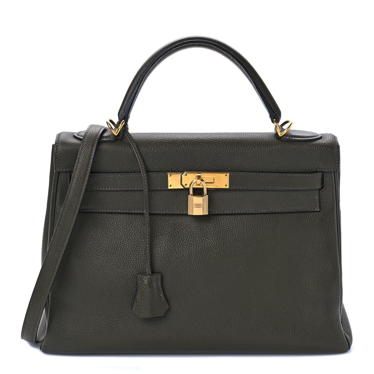 Togo Kelly Retourne 32 Vert Olive