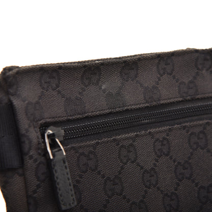 Gucci GG Monogram Double Pocket Belt Bag Black 4 of 12