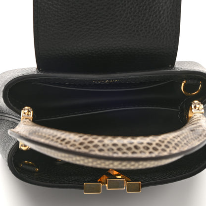 Louis Vuitton Taurillon Ayers Mini Capucines Black 5 of 7