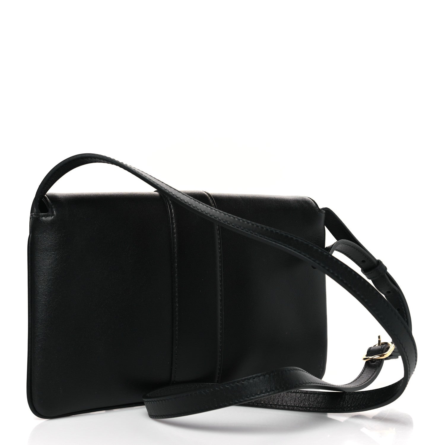Gucci Vitello Palmellato Lux Small Arli Flap Shoulder Bag Black 3 of 9