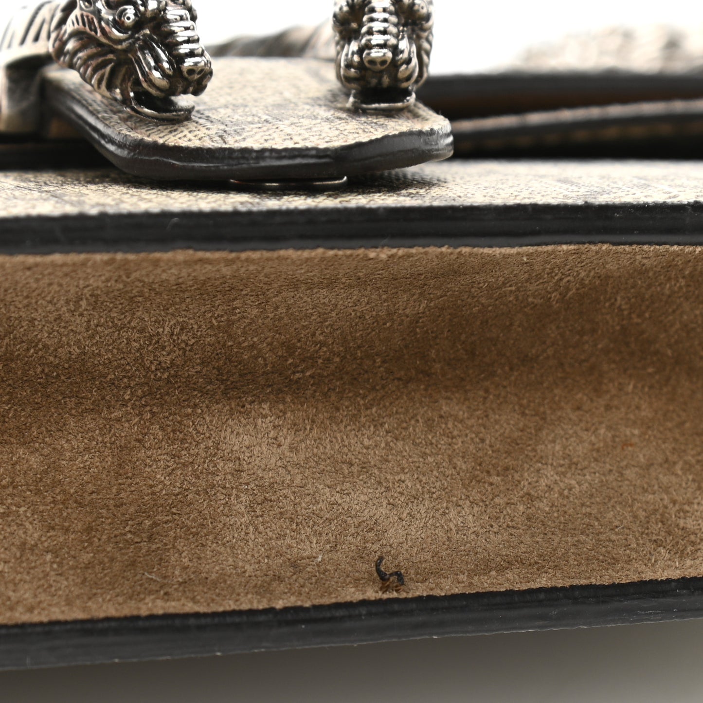 GG Supreme Monogram Super Mini Dionysus Shoulder Bag Taupe