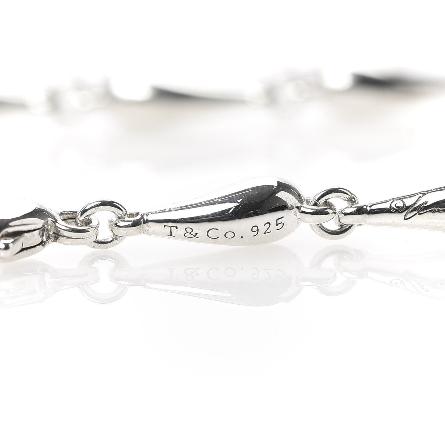 Sterling Silver Elsa Peretti Teardrop Bracelet