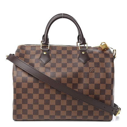 Louis Vuitton Damier Ebene Speedy Bandouliere 30 1 of 10