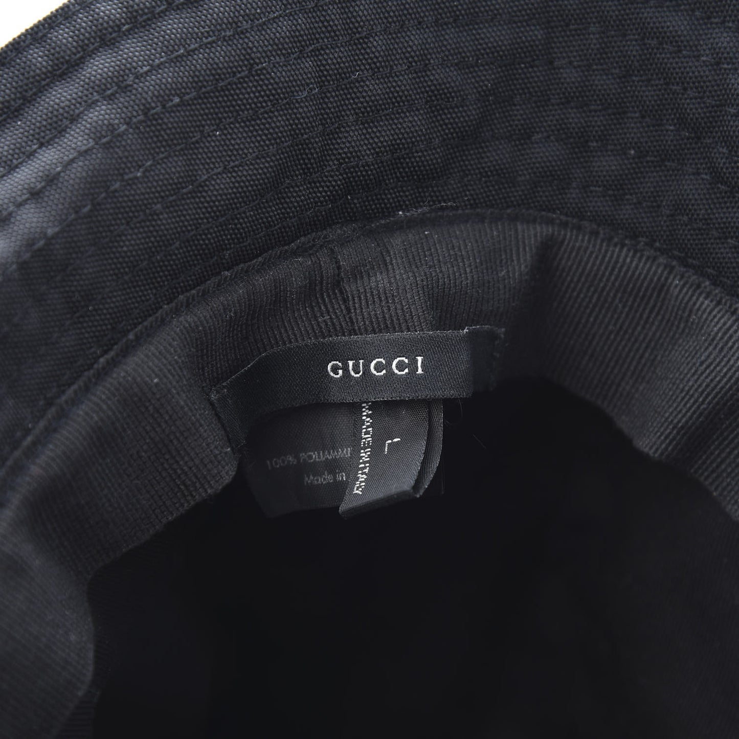 Monogram Web Bucket Hat L Black