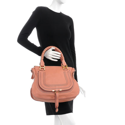 Chloe Calfskin Small Marcie Satchel Pink 2 of 8