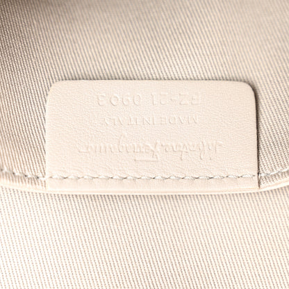 Salvatore Ferragamo Calfskin Large Viva Bow Tote Grey 6 of 9