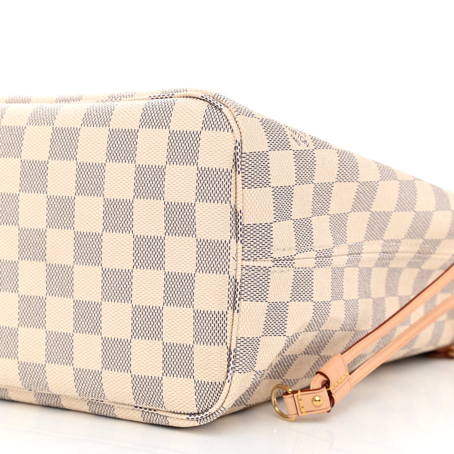 Louis Vuitton Damier Azur Neo Neverfull MM Rose Ballerine 11 of 12