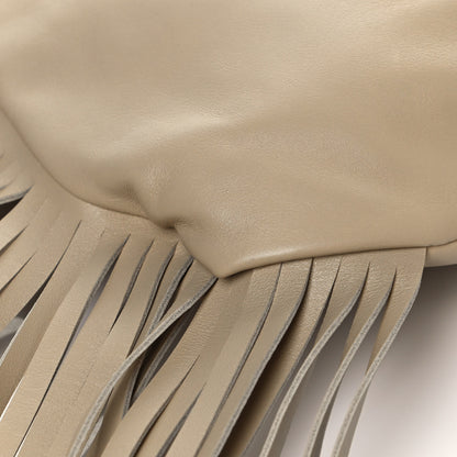 Bottega Veneta Nappa The Fringe Pouch Shoulder Bag Beige 10 of 10