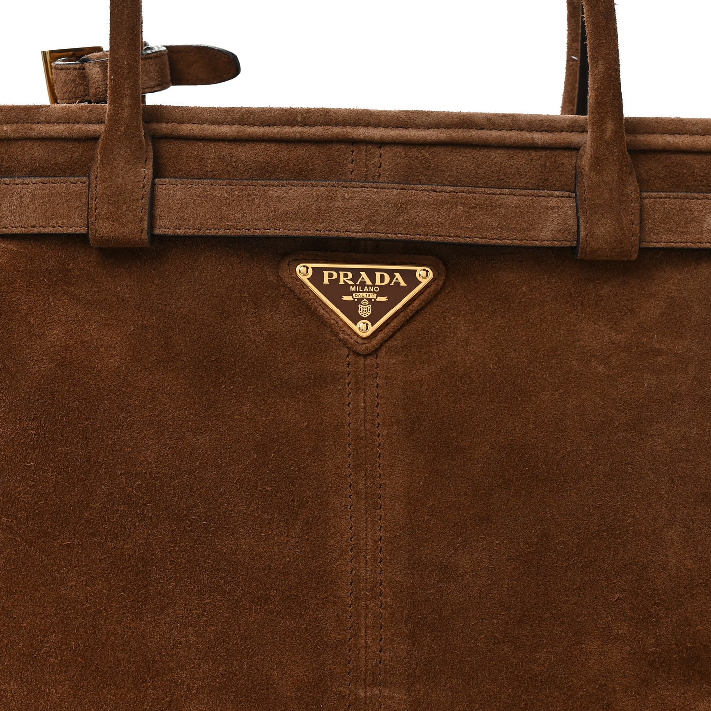 Suede Large Bonnie Shoulder Bag Cacao