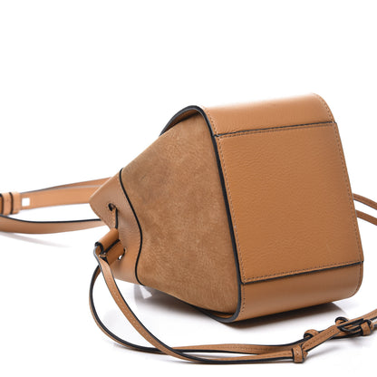 Loewe Calfskin Nubuck Mini Hammock Shoulder Bag Honey 7 of 12