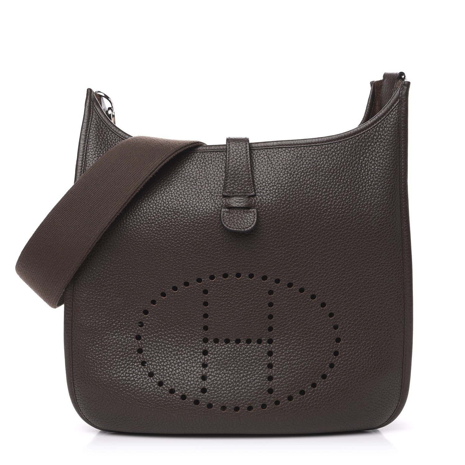 Hermes Taurillon Clemence Evelyne III GM Cacao 1 of 11