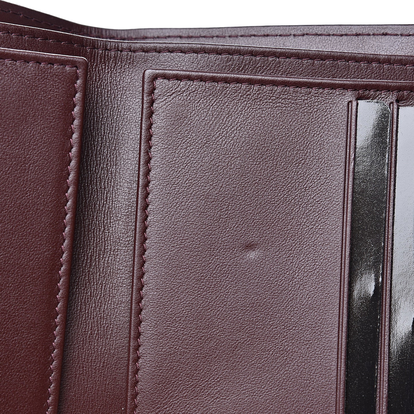 Caviar Quilted Compact Flap Wallet Black