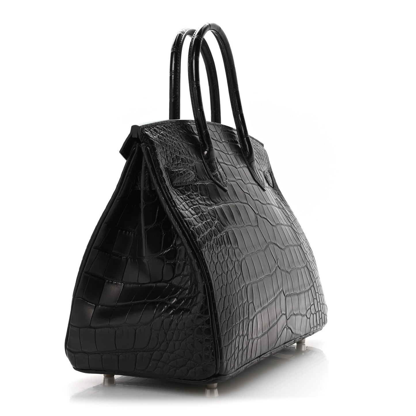 Matte Alligator Birkin 30 Black