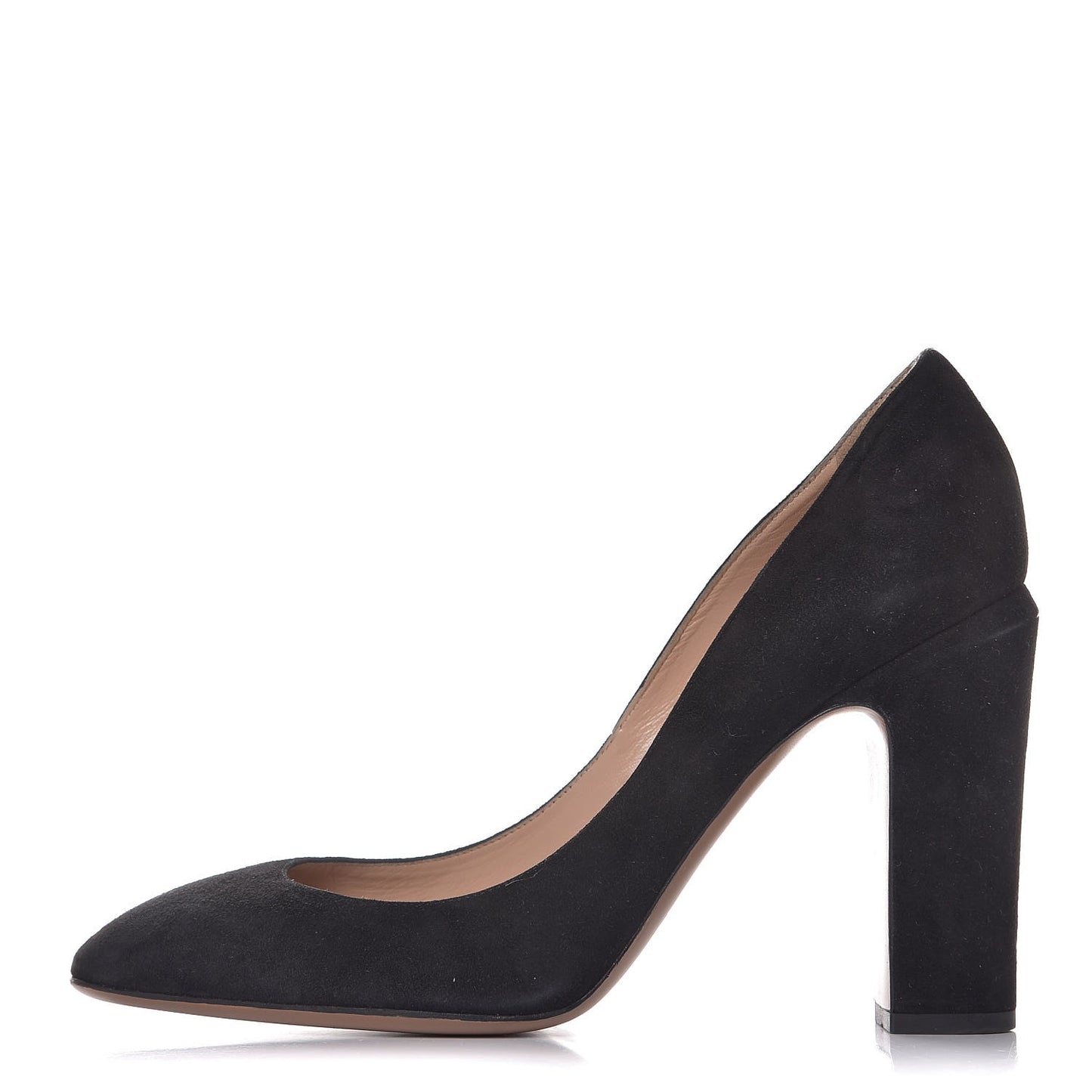 Suede Tan-Go Mary Jane 100mm Pumps 40 Black