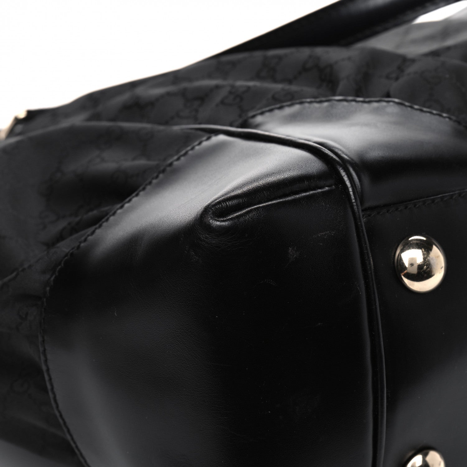 Gucci Monogram Full Moon Tote Black 8 of 10