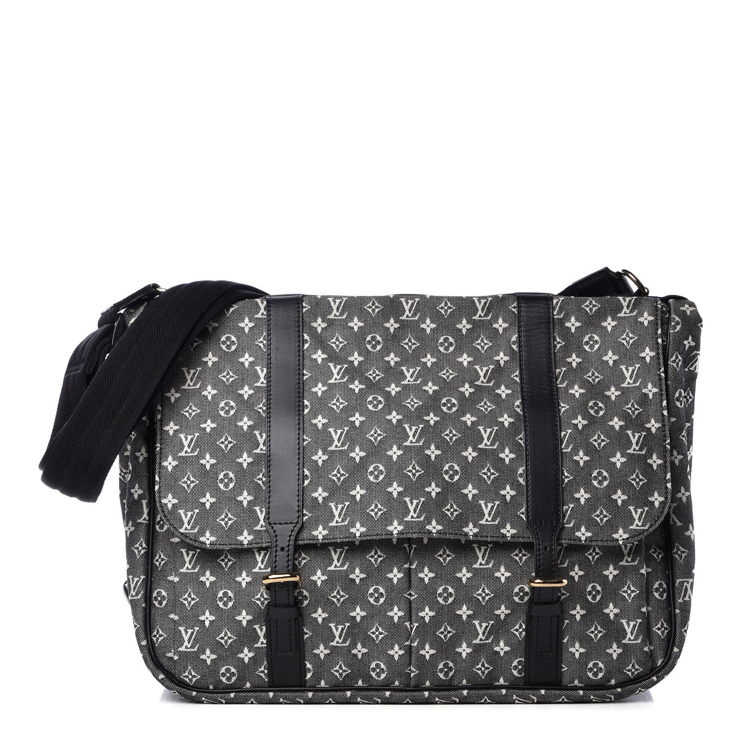 Louis Vuitton Mini Lin Sac a Langer Diaper Bag Black 1 of 12