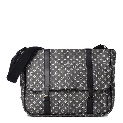 Louis Vuitton Mini Lin Sac a Langer Diaper Bag Black 1 of 12