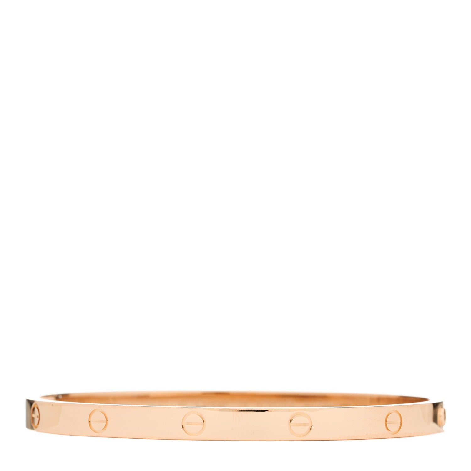Cartier 18K Pink Gold Medium LOVE Bracelet 18 1 of 9