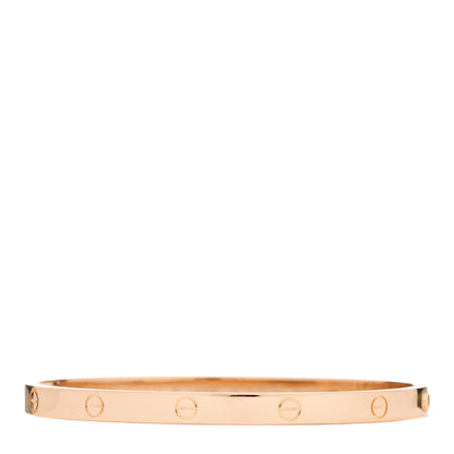 Cartier 18K Pink Gold Medium LOVE Bracelet 18 1 of 9