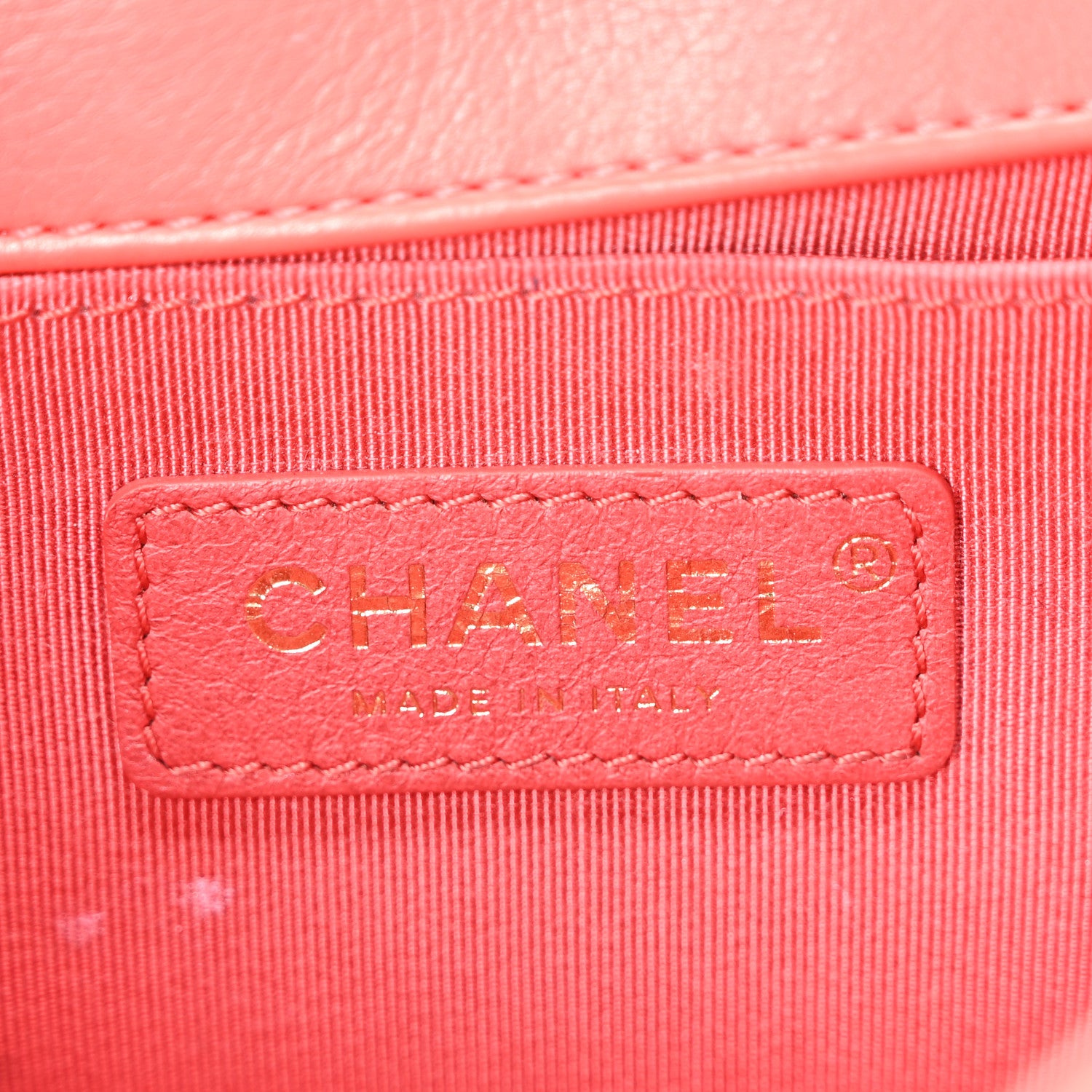 Chanel Calfskin Quilted Flap Waist Bag Red 10 of 19
