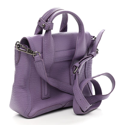 3.1 Phillip Lim Textured Calfskin Mini Pashli Satchel Violet 2 of 8