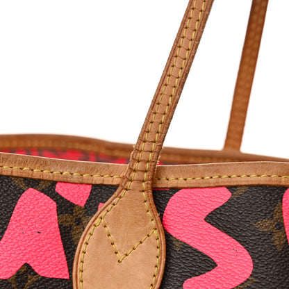 Louis Vuitton Monogram Graffiti Neverfull GM Fuchsia 20 of 28