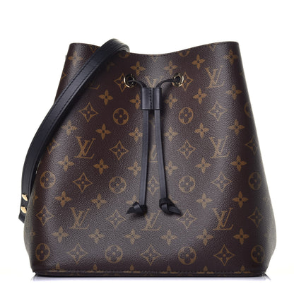 Louis Vuitton Monogram Neonoe MM Black 2 of 8