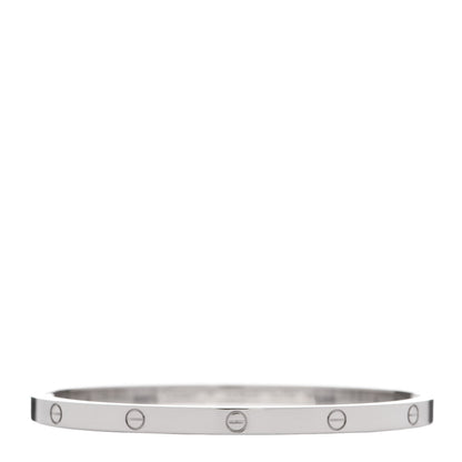 Cartier 18K White Gold Small LOVE Bracelet 16 1 of 5