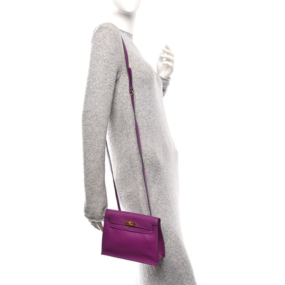 Hermes Evercolor Kelly Danse II Belt Bag Anemone 2 of 15